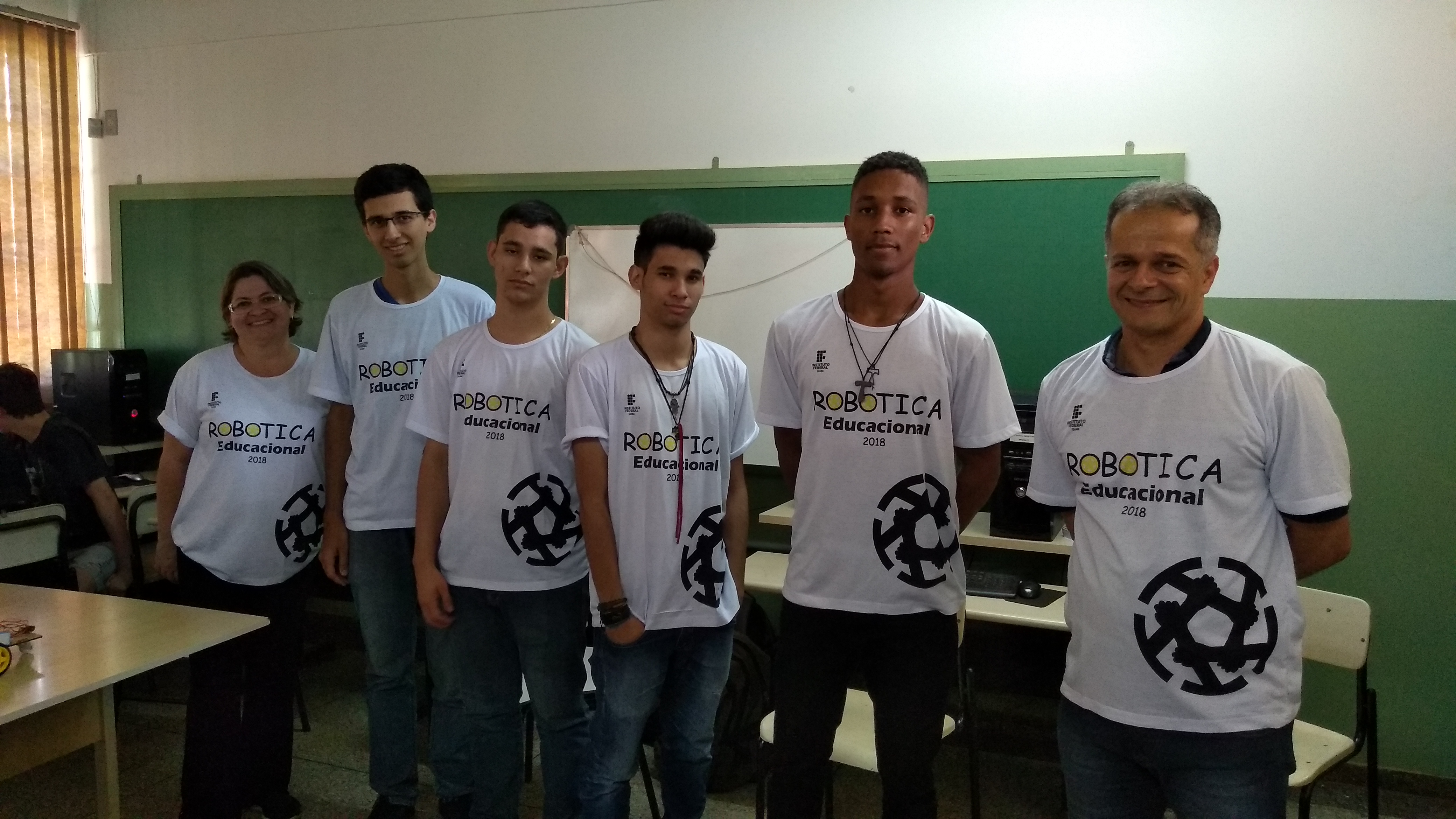 Projeto de extensão de robótica educacional é executado por professores e alunos do IFG - Câmpus Goiânia.